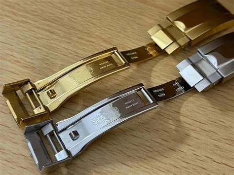 rolex gold clasp|Rolex glidelock clasp for sale.